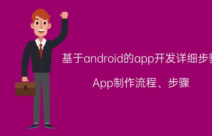 基于android的app开发详细步骤 App制作流程、步骤？